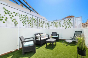 Apartamento con terraza privada en málaga centro